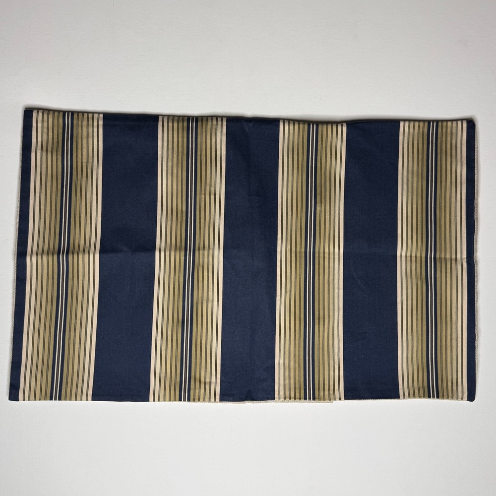 Pottery Barn Lumbar Pillow Cover Blue Cover Rare